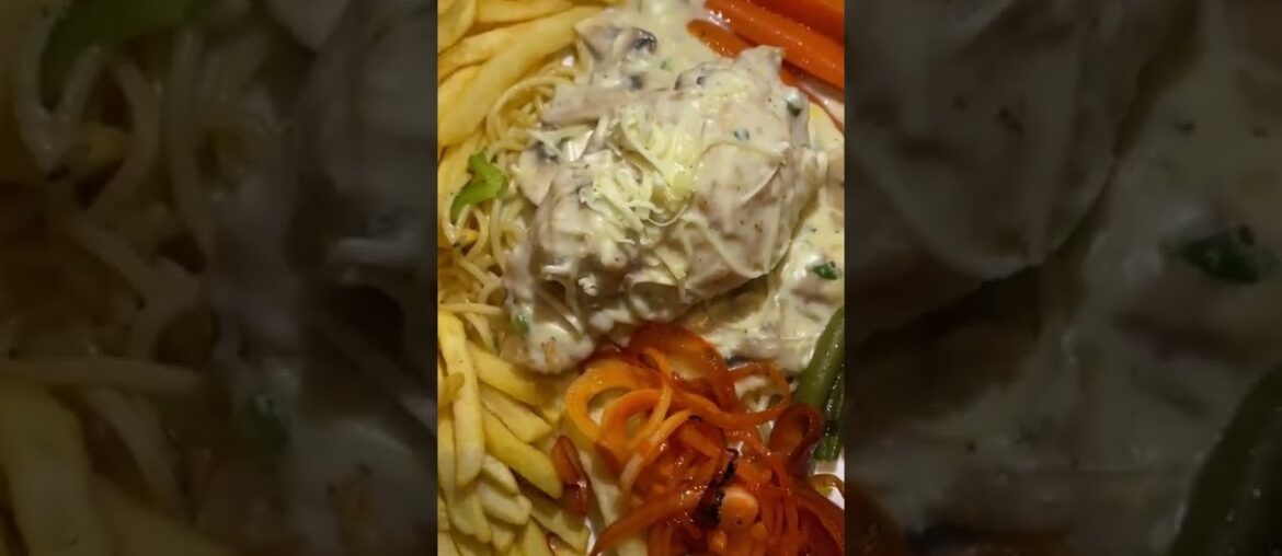 Prawn Chicken | Veloute Sauce | French Cuisine | Mezzaluna #shorts #mysore Prawn Chicken | Veloute Sauce | French Cuisine | Mezzaluna #shorts #mysore