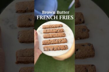 Brown butter French fries #egglesscookies #attacookies #brownbuttercookies #wholewheatbaking
