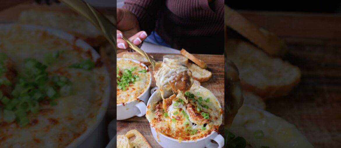 Beef French Onion Soup #frenchonionsoup #souprecipe #soup #recipe #food