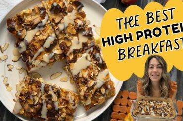 28g Protein Apple French Toast Casserole | Healthy Breakfast Recipe High in Protein, Low in Calories