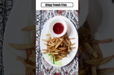 Crispy French Fries Recipe | Perfect Crunch at Home | Fig and Olive Foods #frenchfries #foodshorts