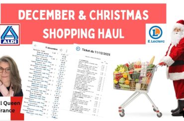 December & Christmas shopping haul. #christmas #foodhaul #france