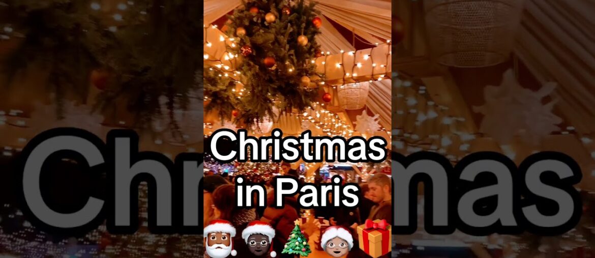 This Paris moment was worth the move #paris #christmas #blackwomenabroad