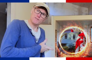 Patty opent een kerst portal   Douchebak en wasbak monteren