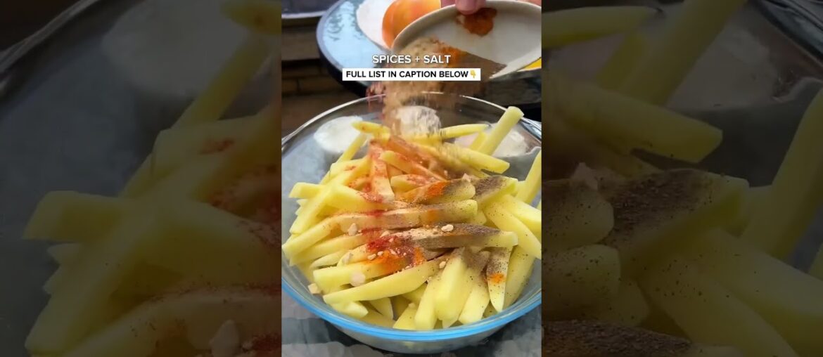 how to make french fries  #fries#food #streetfood #frenchfriesrecipe