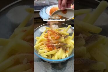 how to make french fries  #fries#food #streetfood #frenchfriesrecipe