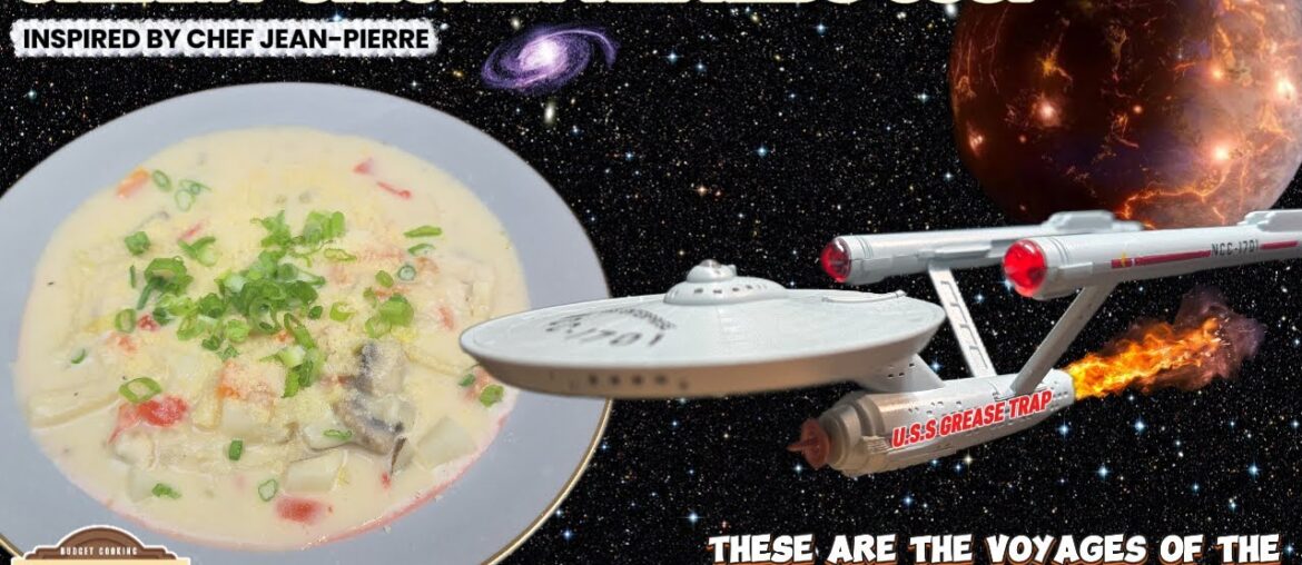 Creamy Chicken Alfredo Soup (Star Trek Parody Intro) Inspired by Chef Jean-Pierre. Creamy Chicken Alfredo Soup (Star Trek Parody Intro) Inspired by Chef Jean-Pierre.