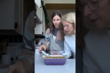My maman showing me how she makes Foie Gras for our French Christmas dinner in london.