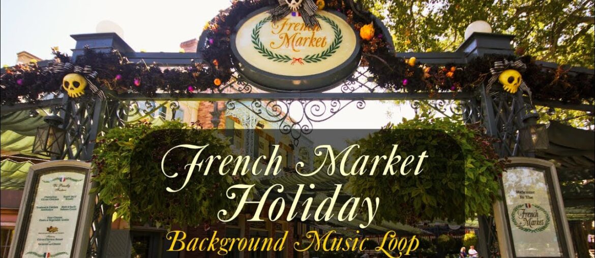 French Market Patio Holiday: Background Music Loop