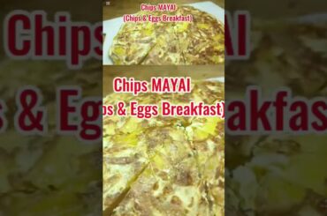 CHIPS MAYAI AFRICAN BREAKFAST #shorts #food #cooking #streetfood #foodie