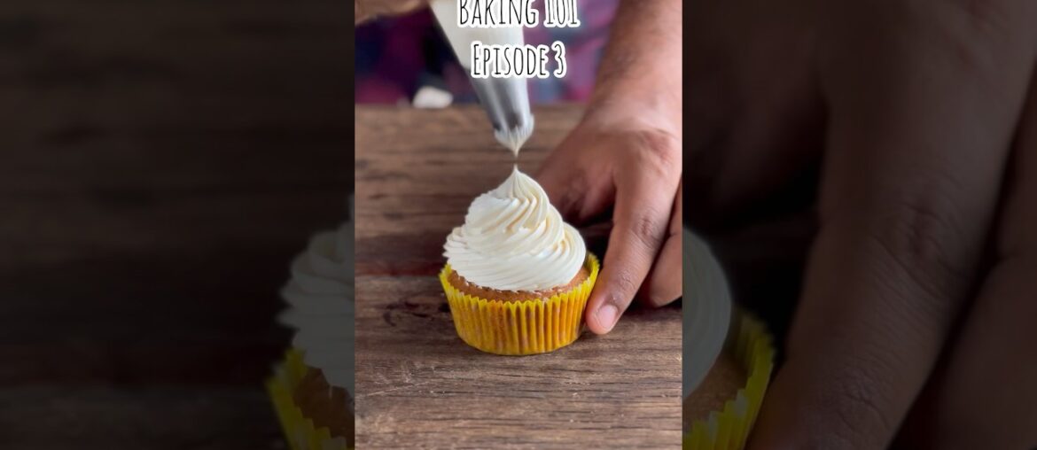 The only buttercream recipe you’ll ever need!  BAKING 101 #shorts