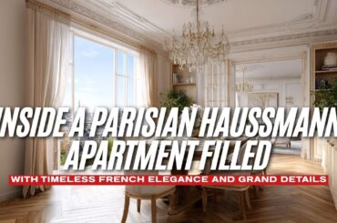 Inside a Parisian Haussmann Apartment Filled with Timeless French Elegance and Grand Details