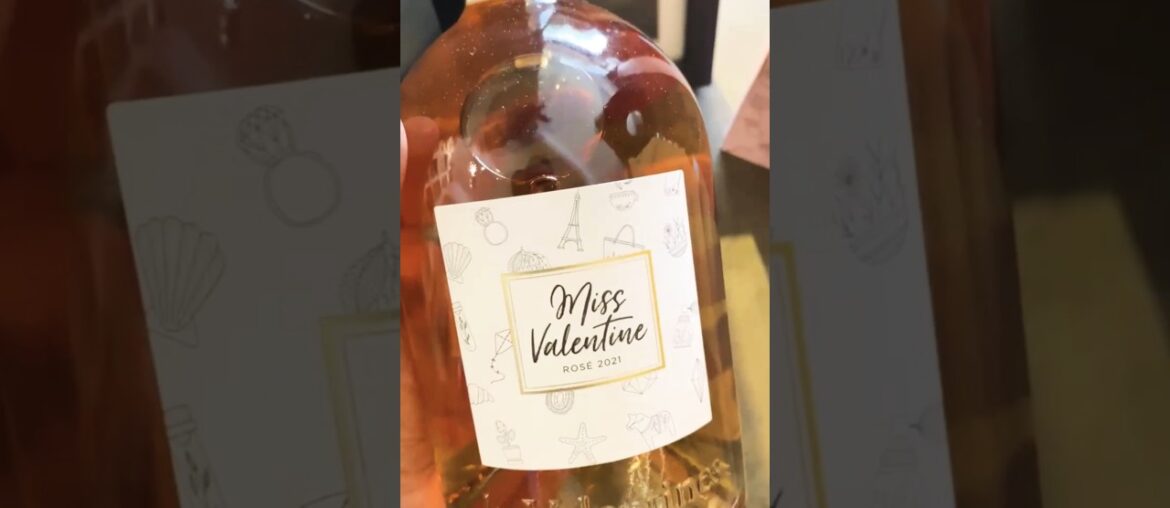 Miss Valentine for her. A French Rose Wine by Chateau Les Valentine #winelovers #wine #roswwine