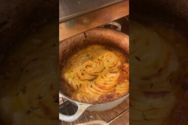 The ultimate peasant food dish. This is Pommes Boulangere #cookingchannel #cooking #potato #recipes