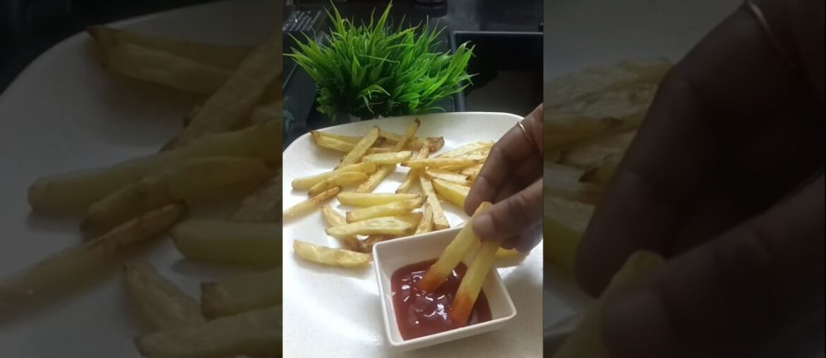 homemade french fries with Kent OTG , zero oil no fried just quick recipe #extrafries #kidsfev