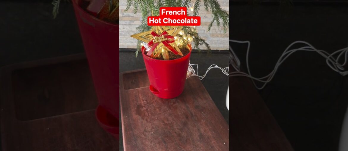 French Hot Chocolate #shorts #hotchocolate