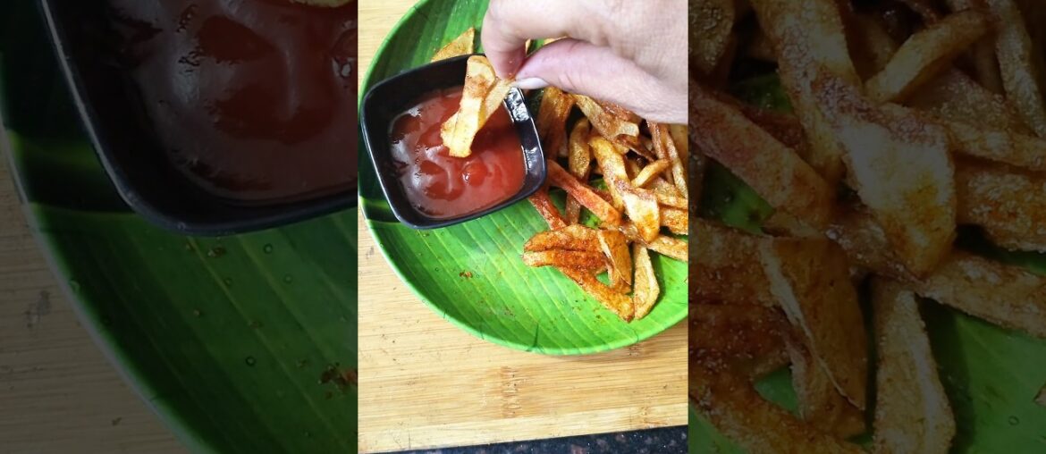 peri peri masala french fries Ghar per bahut aasani se#shortsfeed #recipe #frenchfries
