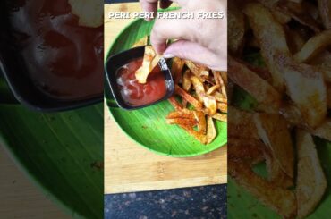 peri peri masala french fries Ghar per bahut aasani se#shortsfeed #recipe #frenchfries
