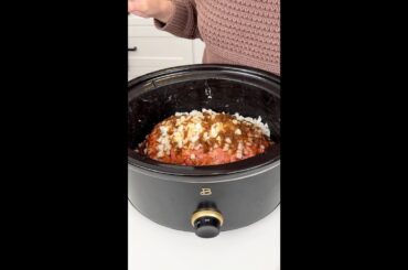 All in one crockpot dinner