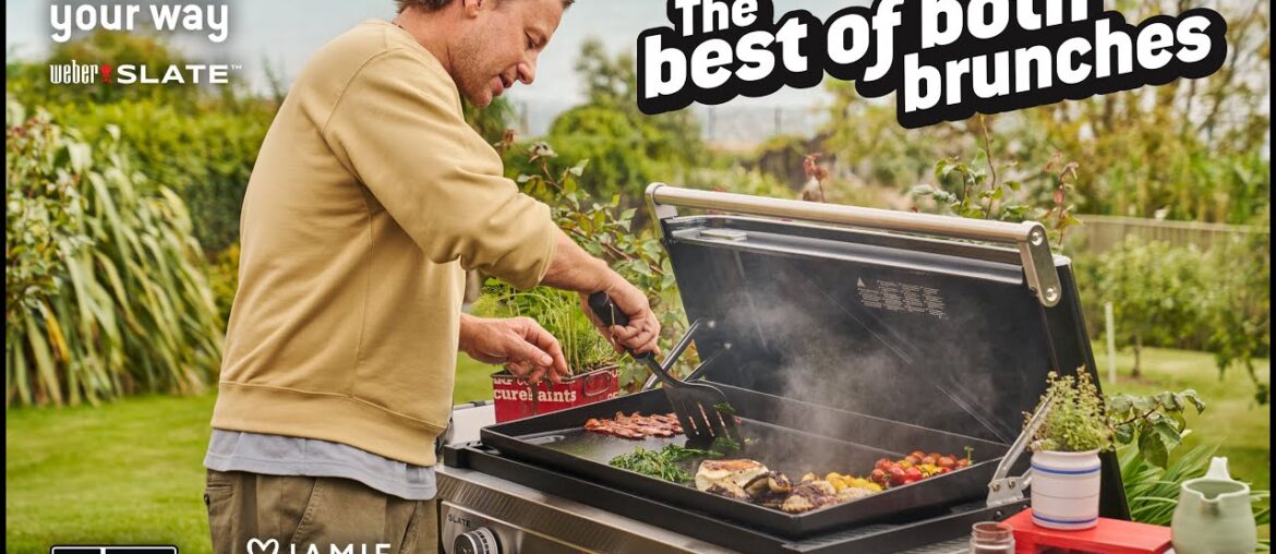 The Best of Both Brunches | Weber Slate Griddle |  Jamie x Weber | 4K