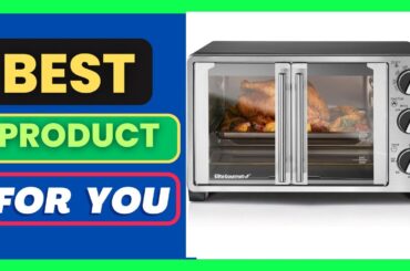 Elite Gourmet ETO2530M Double French Door Countertop Toaster