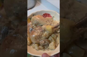 Chicken W/ Creamy Mushroom Sauce- #recipeideas #easycooking #casserole #French # non-alcoholic