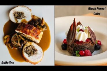 Restaurant-Style New Year's Eve Dinner at Home: Chicken Ballotine & Black Forest Cake | Dinner Ideas