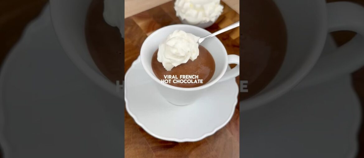Easy recipe - Viral French hot chocolate #food #recipe #easyrecipe