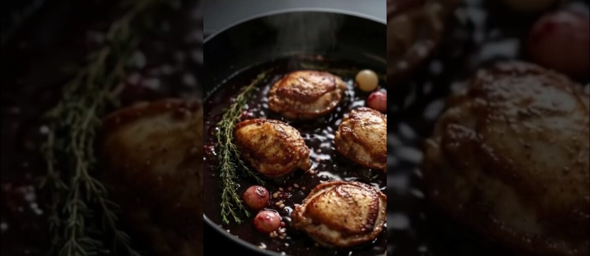 Classic Coq au Vin Recipe | French Chicken Stew with Red Wine #recipe #cooking #food