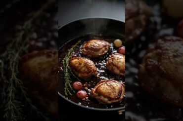Classic Coq au Vin Recipe | French Chicken Stew with Red Wine #recipe #cooking #food