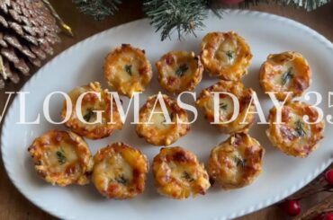 Vlogmas 2025 Day 35 - The BEST NEW YEARS EVE Hors d’oeuvre - My French Onion Crispy Potato Bites