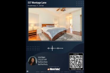 537 Montage Lane, Kissimmee, FL 34759 | 3 Bedroom Home For Sale