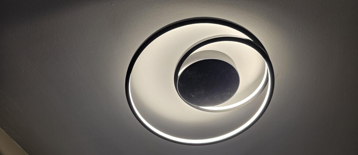 I was very excited to install this in the hallway.