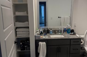 towel/rug refresh - white again, or go with a different color?