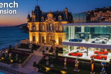 $500M French Riviera Style Mansion with INSANE Car Collection | Ultimate Luxury Home