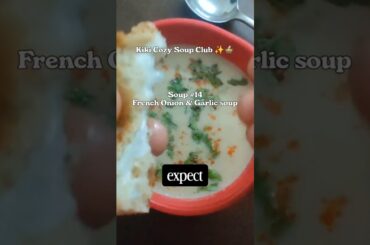 Easy French Onion & Garlic Soup | Cozy Winter Comfort Recipe #foodshorts #winterrecipies #soupseason