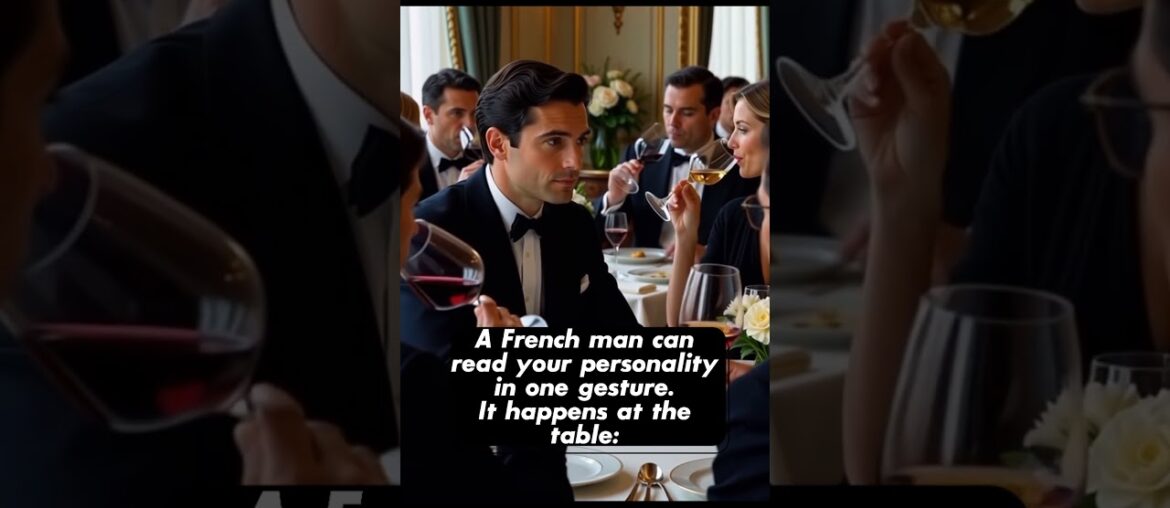 French man can read your personality in one gesture.