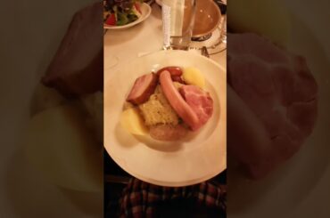 The famous traditional French dish: Choucroute! #Travel #food #foodie #foodlover #shorts #fyp