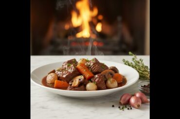 Boeuf Bourguignon (French Beef Bourguignon) | Home Cooking