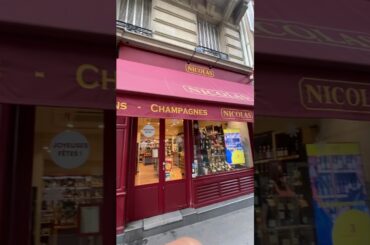 Nicolas Wine Champagne and Spirit Shop in Paris