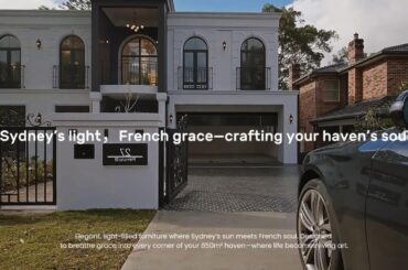 185.835 square meters of Sydney light French style luxury mansion furniture.