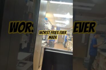 Worst fries ever made on earth!!!!!!!               #foodie #foodcritic #foodreview