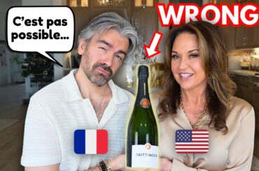 Americans Pronounce Champagne WRONG!  |  French Husband Reacts