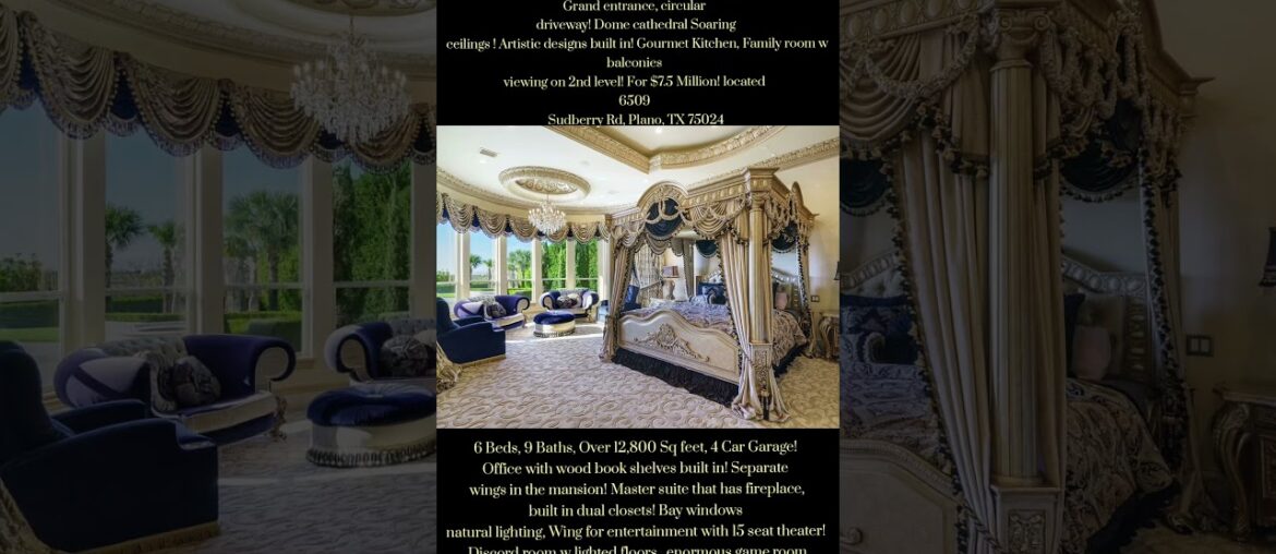 Gated in- Exceptional French Style Mansion on a Hill, Over nearly 1 acre w dome cathedral ceilings Gated in- Exceptional French Style Mansion on a Hill, Over nearly 1 acre w dome cathedral ceilings