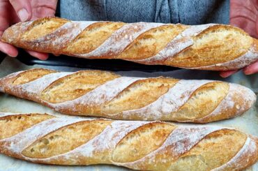 I don't buy bread anymore! The new easy classic baguettes recipe