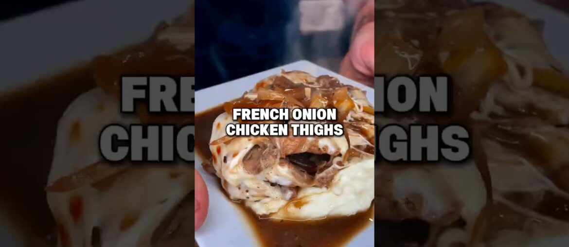 FRENCH ONION CHICKEN THIGHS RECIPE