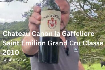 Wine Review: Chateau Canon la Gaffeliere Saint Emilion Grand Cru Classe 2010