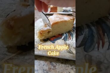 French Apple Cake #recipe #cake #apple