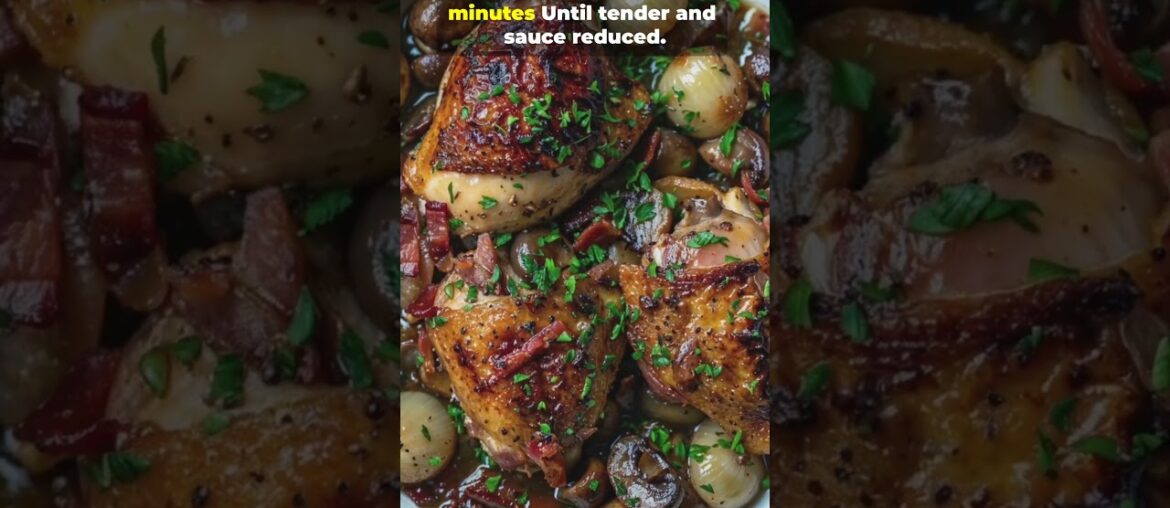 The 60 Second Coq au Vin Blanc You’ll Crave!