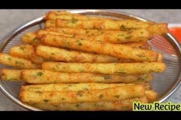 If you have potato make This Crispy & delicious Potato Sticks |5 Minutes Recipe |New Recipe